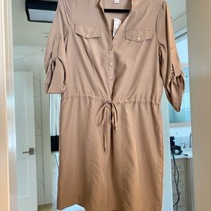 Forever 21 Tan mini dress. New with tags. Size small.